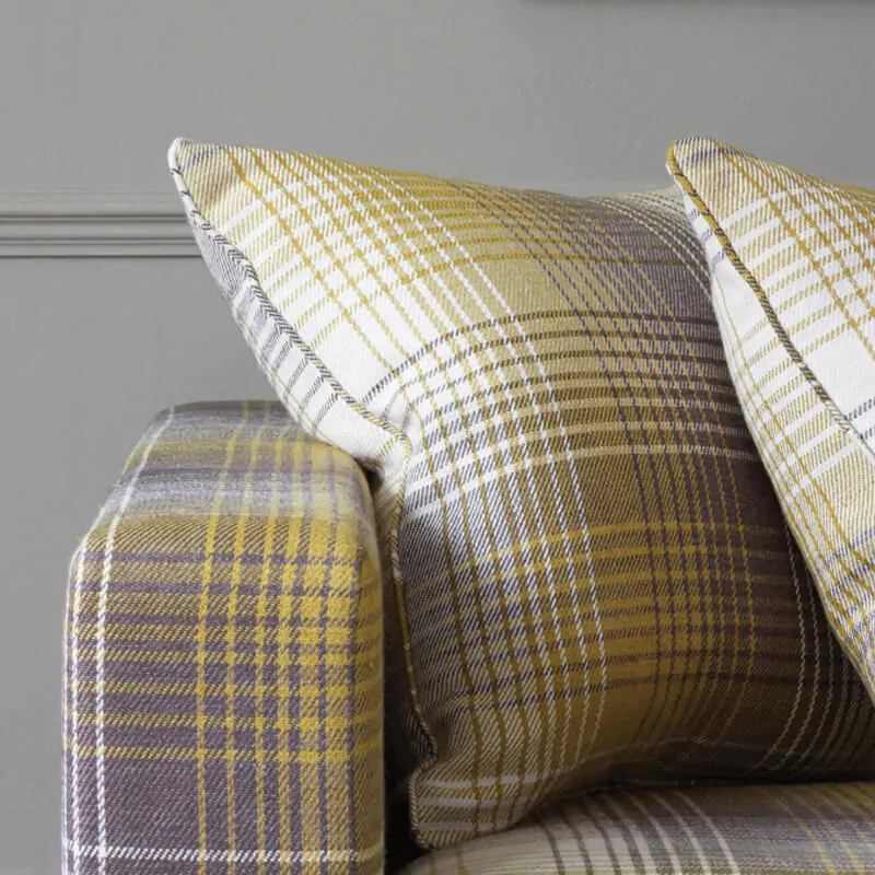 Bolder Print Check Fabric Wexford from Osborne & Little