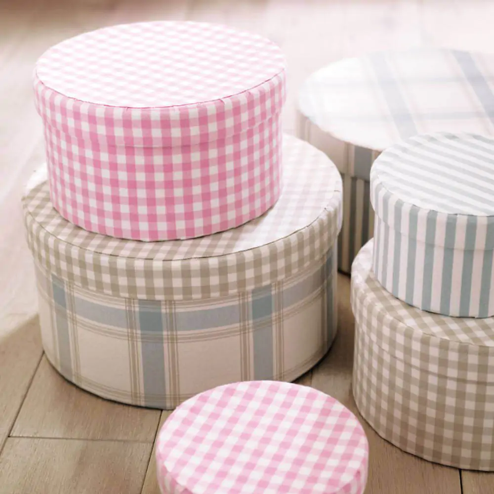Gingham Fabric Whitby from Sanderson