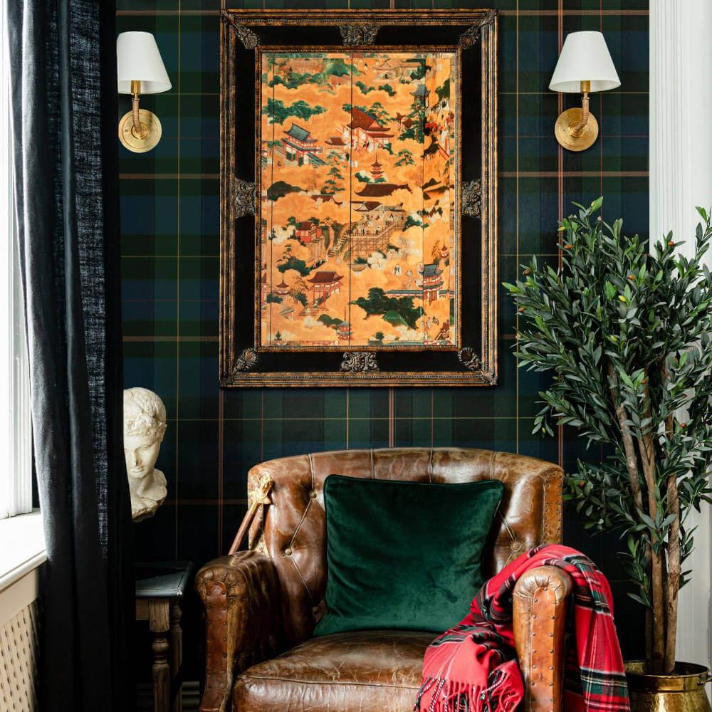 How to Style a Room with Tartan, Plaids and Checks