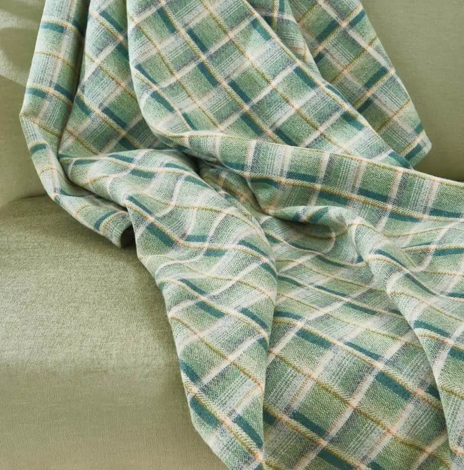 Twist on Check Fabric Badia from Osborne & Little