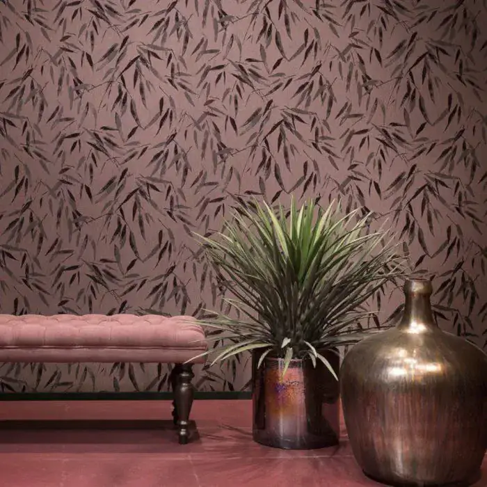 Bamboo Flock Wallpaper Bambou by Arte