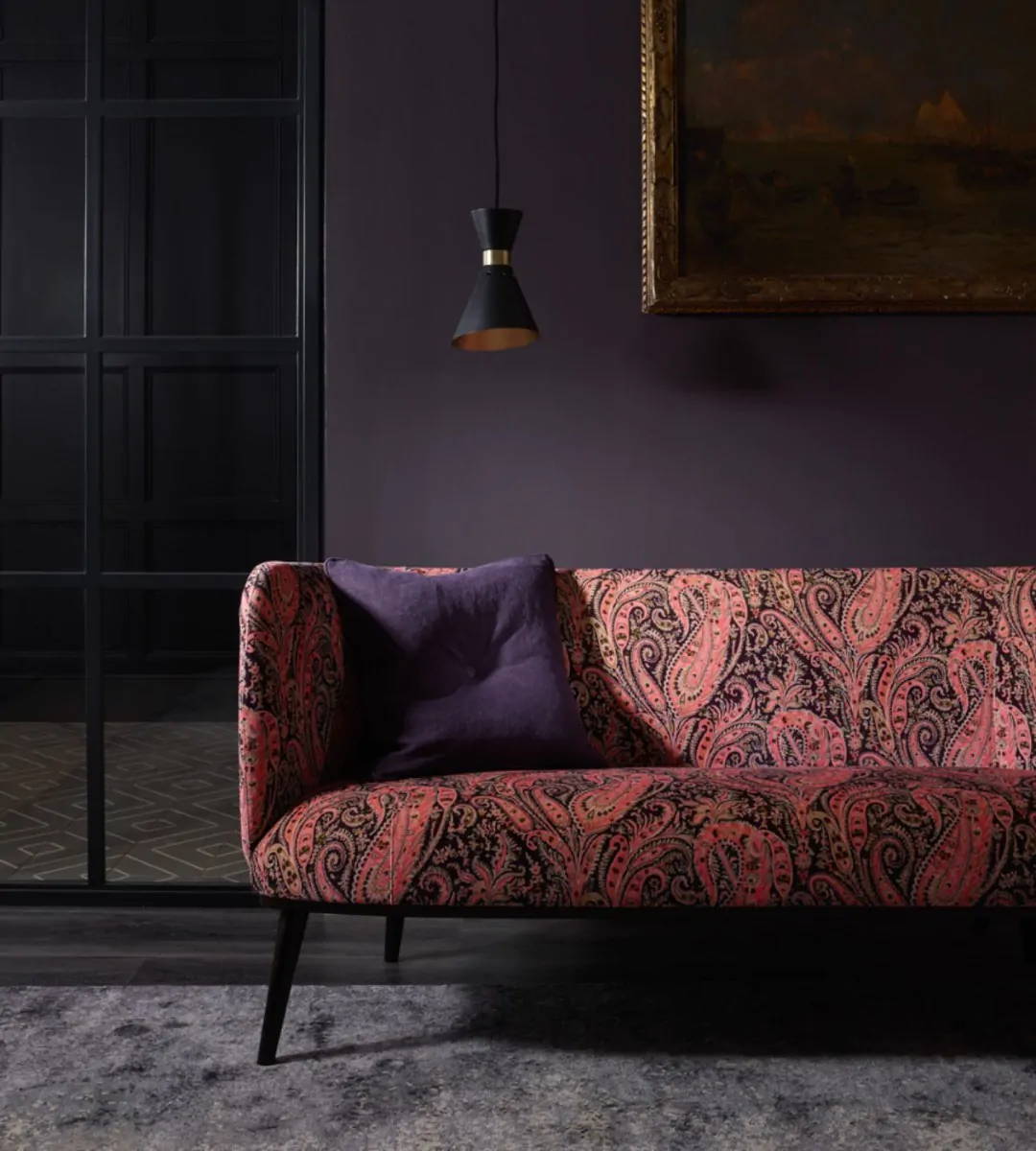 Felix Raison Paisley Velvet Upholstery Fabric from Liberty