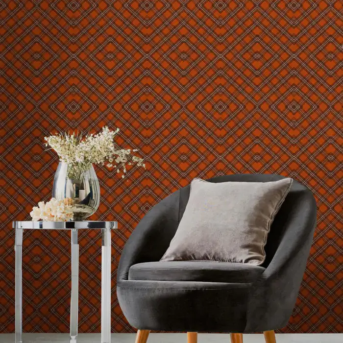 Unusual Tartan Wallpaper by Mind the Gap