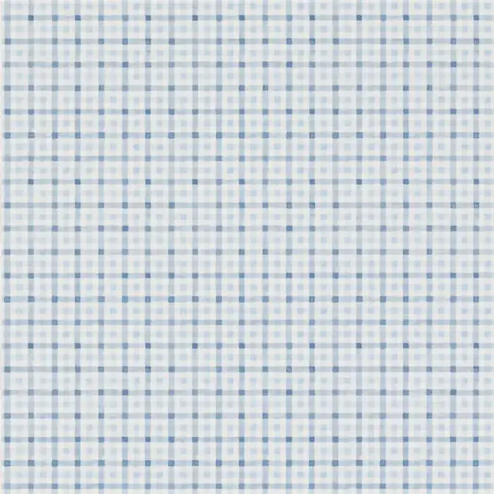 Willow Check Wallpaper in Delft by Designers Guild