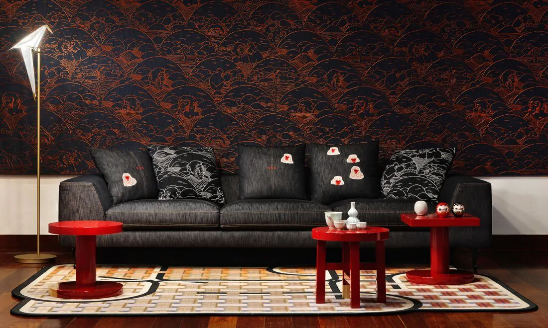 Japanese Inspired Wallcovering from Arte