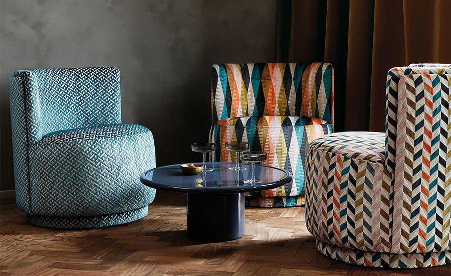 Textured Velvets from Romo Katori Collection