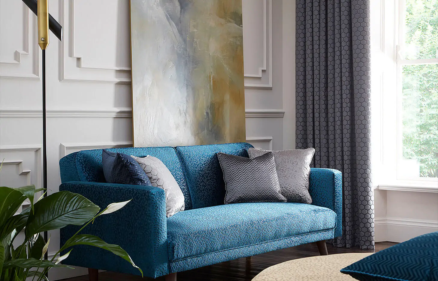 Textured Velvets from Clarke & Clarke's illusion range