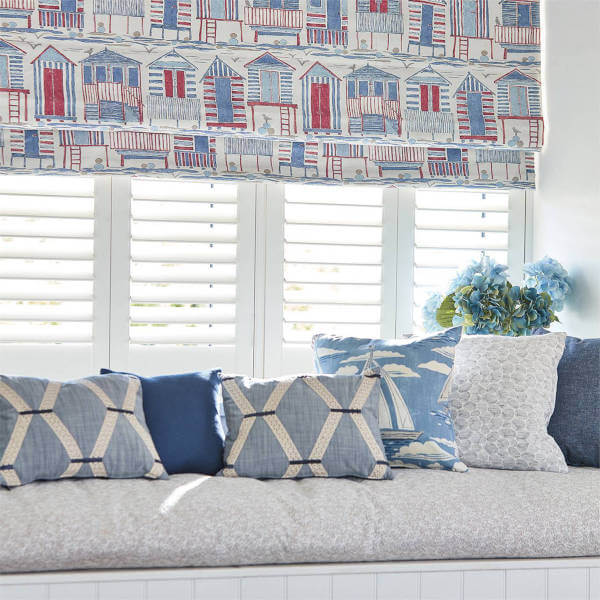 Beach Huts Fabric Sanderson 226490